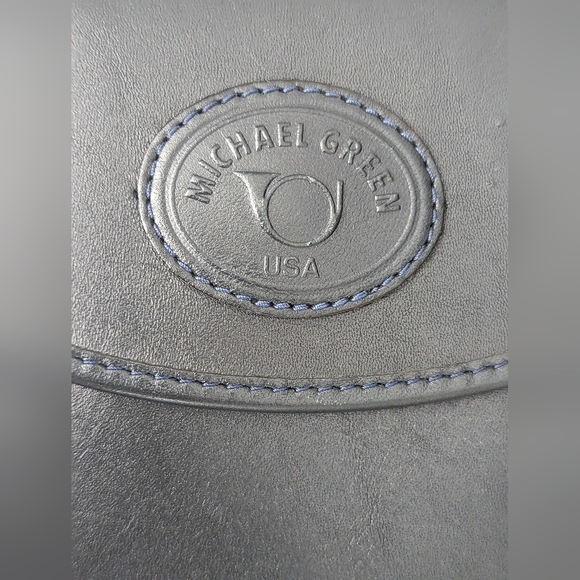 Vintage Micheal Green Genuine Leather Crossbody/Belt Bag - Picture 2 of 9